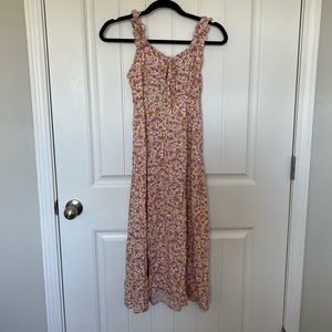 Floral midi dress
